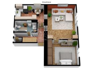 Pronájem bytu 2+1, Beroun - Beroun-Město, Bezručova, 58 m2