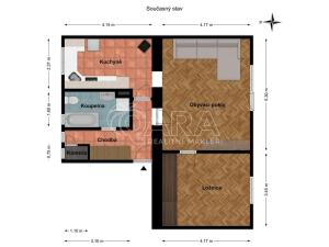Pronájem bytu 2+1, Beroun - Beroun-Město, Bezručova, 58 m2