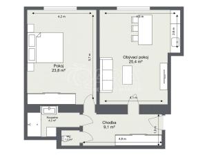 Prodej bytu 2+kk, Praha - Vršovice, Vršovická, 60 m2