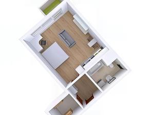 Prodej bytu 1+kk, Praha - Horní Měcholupy, Modenská, 39 m2