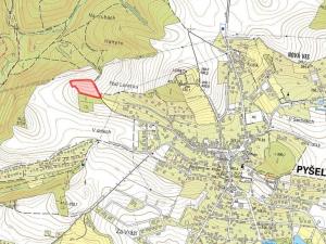 Prodej pole, Pyšely, 7804 m2