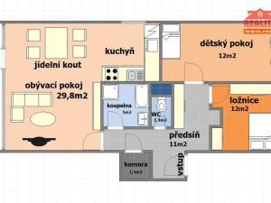 Prodej bytu 3+kk, Praha - Strašnice, Doubravčická, 73 m2