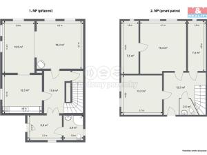 Pronájem rodinného domu, Stříbrná, 228 m2