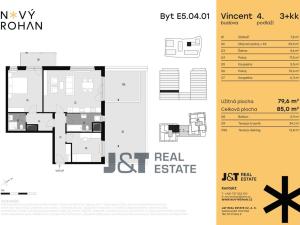 Prodej bytu 4+kk, Praha - Karlín, Libeňský ostrov, 80 m2