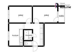Prodej bytu 2+1, Zlín - Malenovice, Chelčického, 55 m2