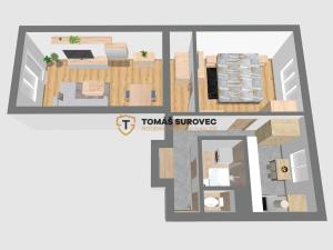 Pronájem bytu 2+1, Slavičín, U Zahrádek, 61 m2