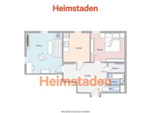 Pronájem bytu 2+1, Ostrava - Poruba, Hlavní třída, 61 m2