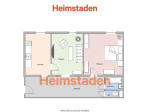 Pronájem bytu 2+1, Ostrava - Poruba, Budovatelská, 60 m2