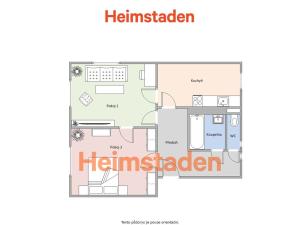 Pronájem bytu 2+1, Albrechtice, Středová, 56 m2