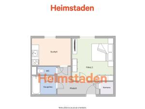 Pronájem bytu 1+1, Český Těšín, Bezručova, 37 m2