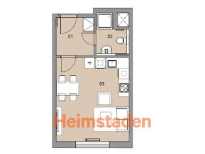 Pronájem bytu 1+kk, Plzeň - Jižní Předměstí, Magisterská, 27 m2