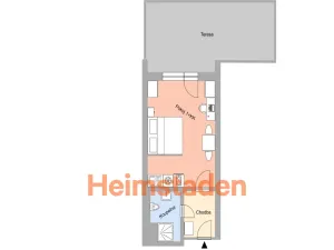 Pronájem bytu 1+kk, Plzeň - Jižní Předměstí, Magisterská, 41 m2