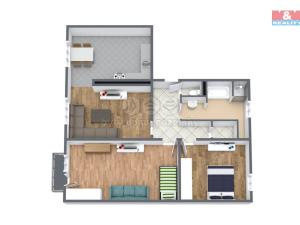 Prodej bytu 3+1, Bukovany, 84 m2