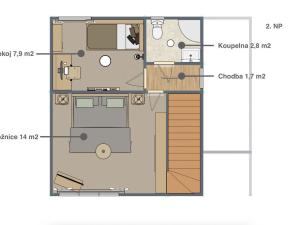 Prodej rodinného domu, Zruč nad Sázavou, Prostřední, 75 m2