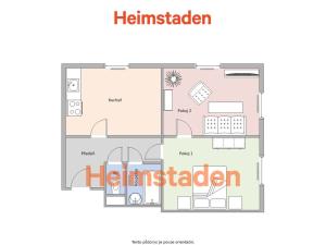 Pronájem bytu 2+1, Hlučín, Jana Nerudy, 58 m2