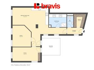 Prodej bytu 3+kk, Brno - Štýřice, Pražákova, 96 m2