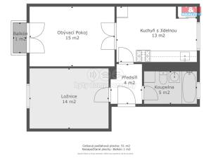Prodej bytu 2+1, Kladno, Sevastopolská, 50 m2