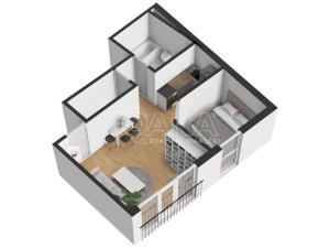 Pronájem bytu 2+kk, Praha - Michle, Pod Stárkou, 45 m2