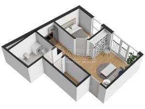 Pronájem bytu 2+kk, Praha - Michle, Pod Stárkou, 45 m2