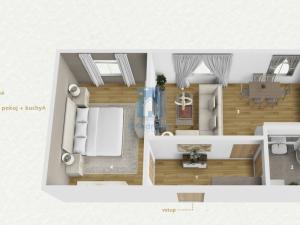 Pronájem bytu 2+kk, Plzeň, alej Svobody, 50 m2