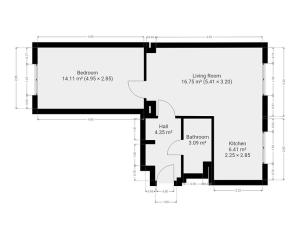 Pronájem bytu 2+kk, Praha, U kombinátu, 46 m2