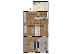 Prodej bytu 2+kk, Praha - Ruzyně, Stočesova, 45 m2