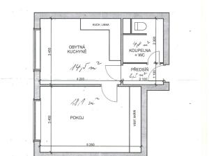 Pronájem bytu 2+kk, Praha - Kamýk, Seidlova, 39 m2