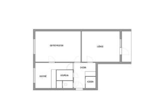 Pronájem bytu 2+1, Týniště nad Orlicí, Na Bělidle, 57 m2