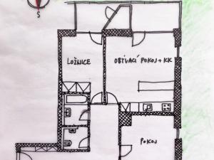 Pronájem bytu 3+kk, Praha - Modřany, Mezi vodami, 79 m2