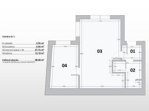 Prodej bytu 2+kk, Morašice, 49 m2