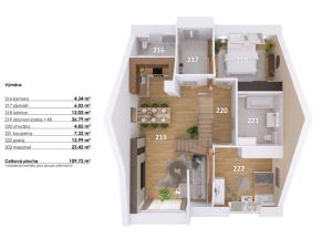 Prodej bytu 4+kk, Hodonice, 112 m2