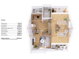 Prodej bytu 4+kk, Hodonice, 112 m2