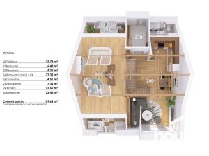 Prodej bytu 4+kk, Hodonice, 112 m2