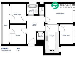 Prodej bytu 4+1, Pelhřimov - Starý Pelhřimov, Starý Pelhřimov, 111 m2