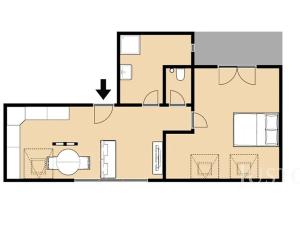 Pronájem bytu 2+kk, Třeboň, Sokolská, 55 m2