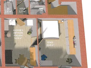Pronájem bytu 2+kk, Tišnov, Klášterská, 42 m2