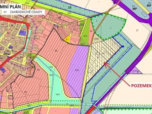Prodej zahrady, Kolín, Prašná, 1067 m2
