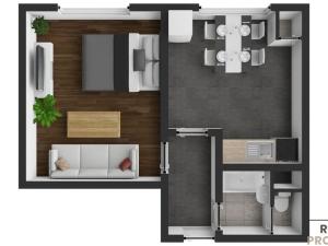 Pronájem bytu 1+1, Valtice, Lázeňská, 33 m2