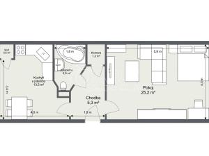 Pronájem bytu 2+kk, Strakonice - Strakonice II, Bezděkovská, 50 m2