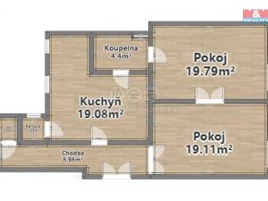 Prodej bytu 2+1, Plzeň - Jižní Předměstí, Němejcova, 78 m2