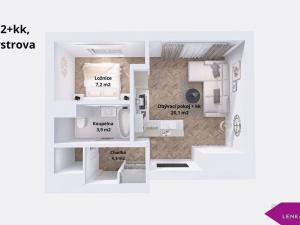 Prodej bytu 2+kk, Olomouc, Foerstrova, 35 m2