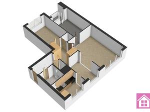Pronájem bytu 3+1, Hodonín, Polní, 72 m2