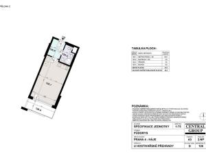 Pronájem bytu 1+kk, Praha - Háje, Výstavní, 33 m2