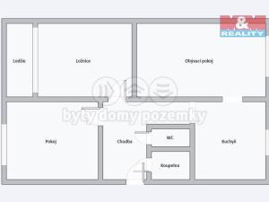 Prodej bytu 3+1, Jirkov, Tkalcovská, 69 m2