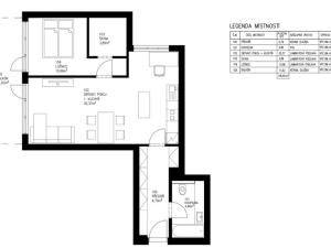 Prodej bytu 2+kk, Praha - Letňany, Pavla Beneše, 58 m2