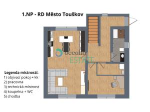 Prodej rodinného domu, Město Touškov, Školní náměstí, 193 m2