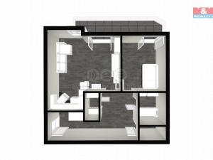 Prodej bytu 2+kk, Modletice, 53 m2