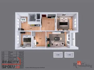 Prodej bytu 4+1, Mariánské Lázně - Úšovice, Kubelíkova, 85 m2