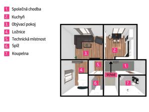 Pronájem bytu 2+1, Dešná - Rancířov, 61 m2