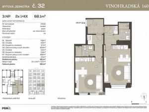 Prodej bytu 2+kk, Praha - Vinohrady, Vinohradská, 65 m2